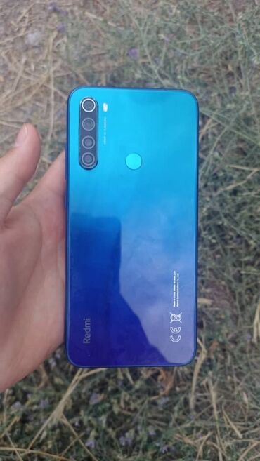 redmi note 8 цена: Redmi, Redmi Note 8, Колдонулган, 64 ГБ, түсү - Көк, 2 SIM