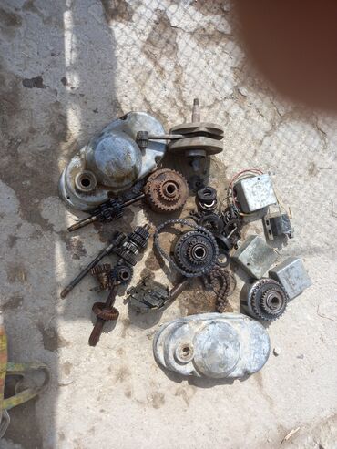 запчасти для мотоцикла: Vosxoda ehtiyyat hisseləri,val, dinama maqnit, zbor korovka