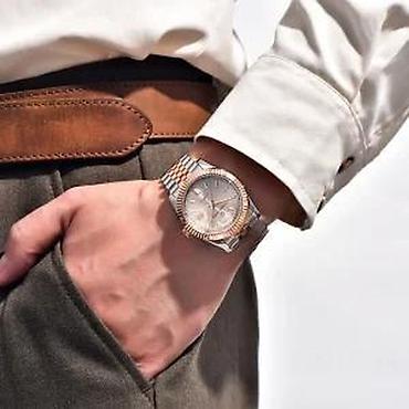 Ručni satovi: PAGANI DESIGN PD-1752 - 36mm - Siva - Rolex Day-Date Homage Potpuno — 10