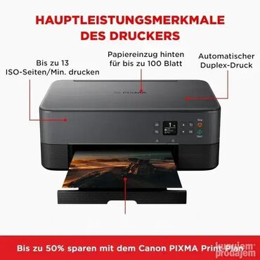 Skeneri: #2611 Štampač Fotokopir Skener - Canon Pixma TS5350i WiFi; Dolazi bez — 10