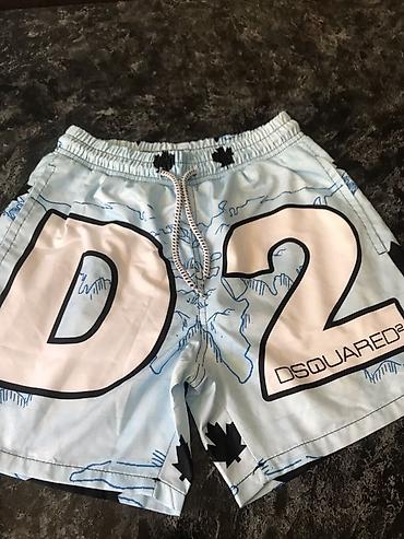 şortik kişi: DSQUARED2 uşaq şortik – çimərlik/üzgüçülük şortu 9-11 yaşa yenidir — 1