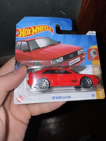 Avtomobil modelləri: Original Hot Wheels satilir.model - Audi 87 quattro.qutudadir