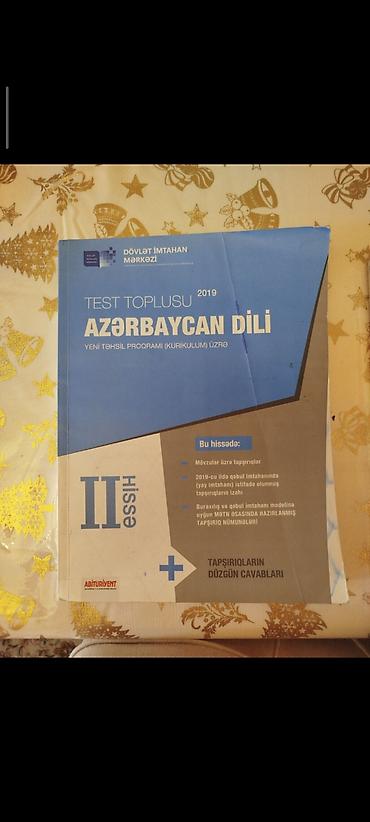 Testlər: Tər təmizdir içində heç nə yazılmayıb. Kitabın qatı açılmayıb Məhsul — 1