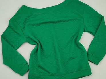 zielone bluzki z długim rękawem: Bluzka Damska, Top Secret, M, stan - Bardzo dobry