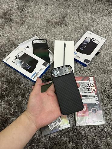 Apple iPhone: IPhone Air, Б/у, 256 ГБ, Jet Black, Защитное стекло, Чехол, Кабель, 100 % — 6