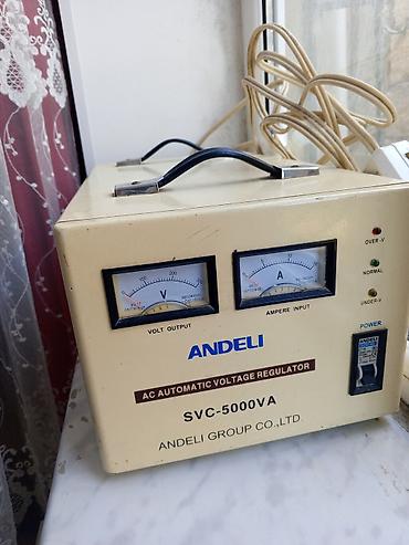 ampermetr: ANDELI SVC-5000VA AC Automatic Voltage Regulator - Model: SVC-5000VA — 1