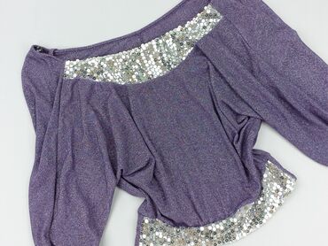 cekinowe bluzki na wesele: Women's blouse, S (EU 36)