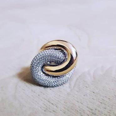 qizil mirvari: Toy, Üzük, Swarovski, Sarı qızıl, 585 Əyar — 3