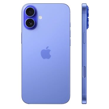 Apple iPhone: IPhone 16, Б/у, 128 ГБ, Blue Titanium, Зарядное устройство, Защитное стекло, Чехол, 100 %