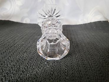 Sveće i svećnjaci: Svecnjak nov kristal,rucni rad iz 70ih godina. Svecnjak kristal,led — 13