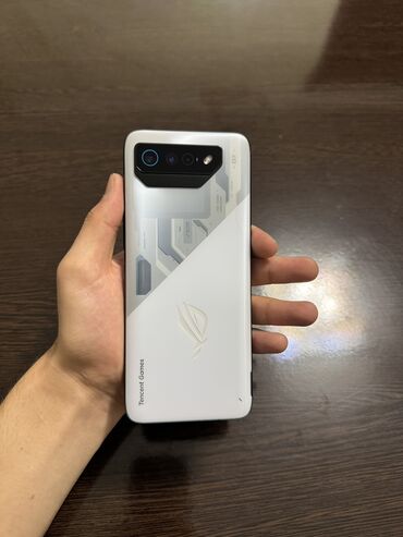 Asus: Asus ROG Phone 7, Б/у, 256 ГБ, цвет - Белый, 2 SIM