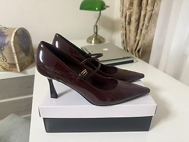 Salonke: Nine West salonke - Boja: Dark Red 600 (tamno bordo, lak koža efekat) — 7