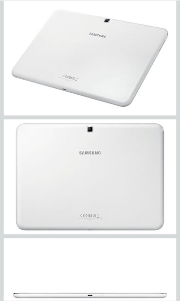 planşetlər samsung: Samsung Galaxy Tab 4 10.1 – ağ rəng - Ekran: 10.1 düym WXGA