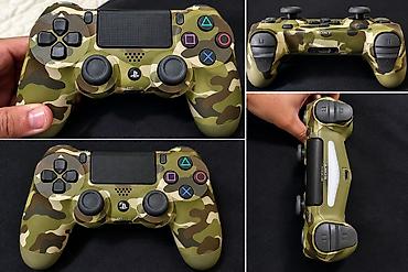 qrafik planşet irşad: Məhsul: Sony DualShock 4 (PS4) oyun pulti – Kamuflyaj rəngli — 1