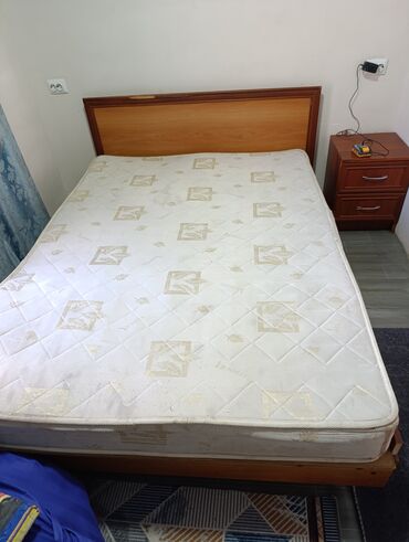 двух спальний кровать бу: Эки кишилик керебет, Колдонулган, Матрасы бар, узуну - 200 см