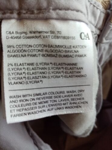 Pantalone: M (EU 38), Normalan struk, Čino — 9