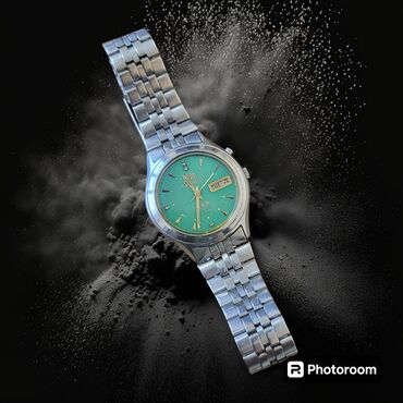 apple saatlar: Б/у, Наручные часы, Orient, цвет - Серебристый
