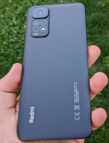 telefon barter: Xiaomi Redmi Note 11S, 128 GB, rəng - Qara, 
 Sensor, Barmaq izi, Simsiz şarj