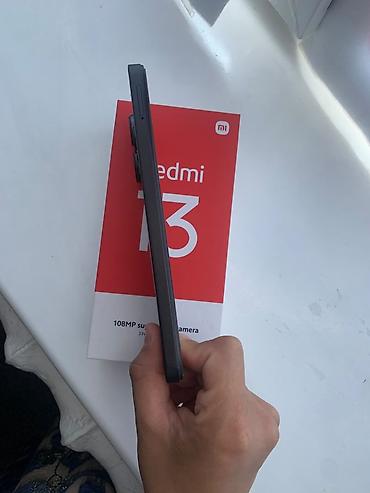хиоми 13: Redmi, Redmi 13, Б/у, 128 ГБ, цвет - Черный, 2 SIM — 1