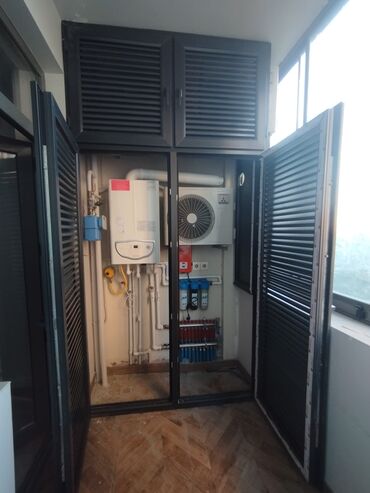 Dolablar: Mənfəz li̇ şkaflar. Kondi̇si̇oner ve kombi̇leri̇n kabağina plasti̇k — 3