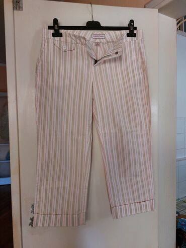 pvc pantalone: XL (EU 42), Cotton, color - Multicolored, Stripes