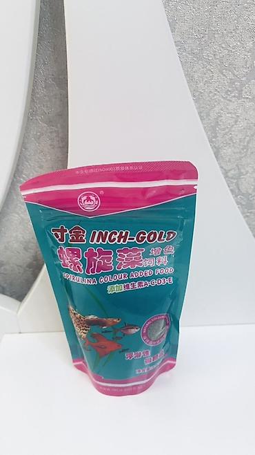 Бекерге берем: Корм для аквариумных рыб INCH-GOLD Spirulina Colour Added Food. - — 1