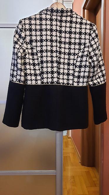 aksa: Sako od tvida,elegantnog kroja NOV vel. 38 - Gornji deo u crno‑belom — 8