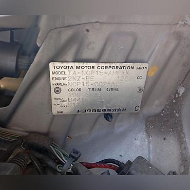 vitz: Тойота Витц NCP15 в наличии запчасти на данный автомобиль объем 1.3 — 3