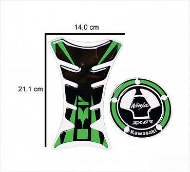 dm tapi: KAWASAKI ZX6R-štitnik rezervoara i čepa- 259 📌 Opis: Samolepljivi — 1