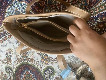 ll bean: Женская сумка-тоут бежевого цвета - Цвет: светло-бежевый корпус — 2
