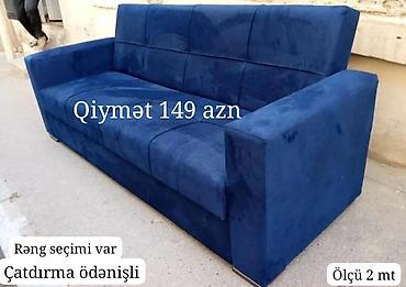 divan evi: Divan Sifarişlə istenilen rəngdə yığılır - Qatlanan, geniş oturacaq — 1