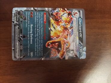 Kolleksiya kartları: Pokémon kart. charizard karti endirim yoxdu