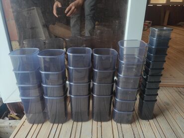 Mətbəx aksesuarları: Saxlama qabları, ədviyyat qablari, 16 eded 1200 ml,6 eded 550 ml 11