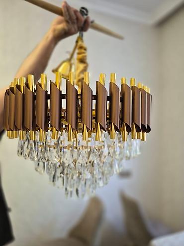 Çılçıraq, 9 lampa, Şüşə lalafo.az -da Çılçıraq, 9 lampa, Şüşə