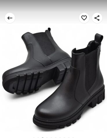 черные замшевые ботильоны: Женские ботинки-челси, черные - Материал верха: гладкая матовая