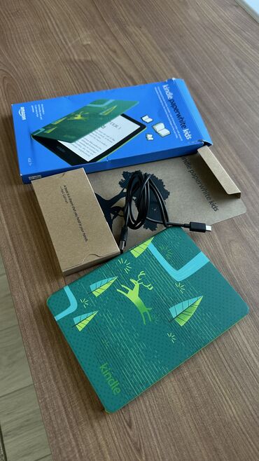 планшет детский для рисования: Электрондук китеп, Amazon, Жаңы, 6" - 7", Wi-Fi, түсү - Жашыл