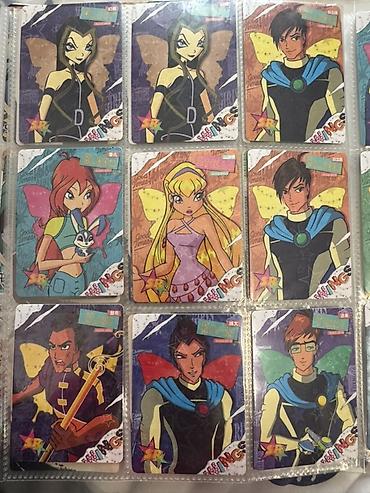 winx: Коллекционные карточки Winx. 
R-5 с
SR-10 с
UR-50 с — 1