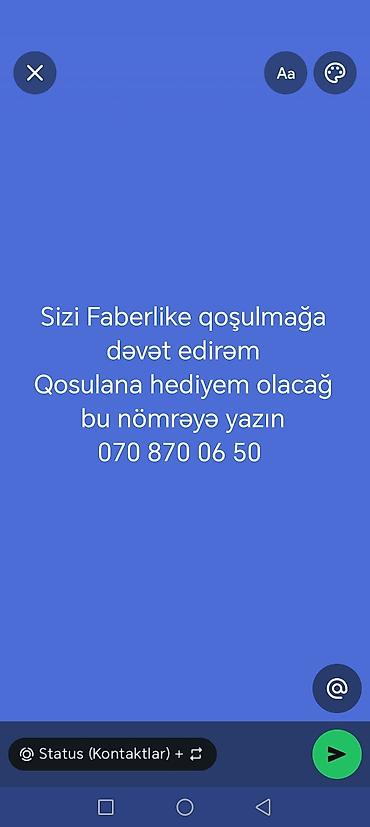 Красота и здоровье: Faberlike qoşulmağa dəvət edirəm lik Qosulana hediyem olacağ — 1
