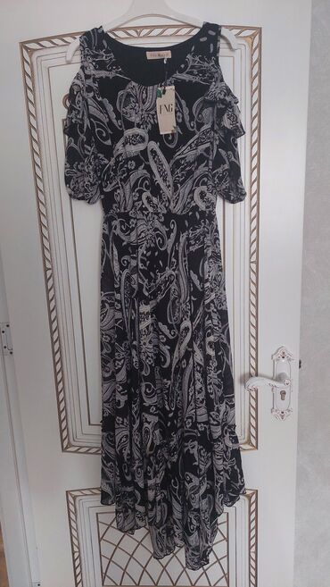 leopard donlar: Повседневное платье, Миди, XL (EU 42)