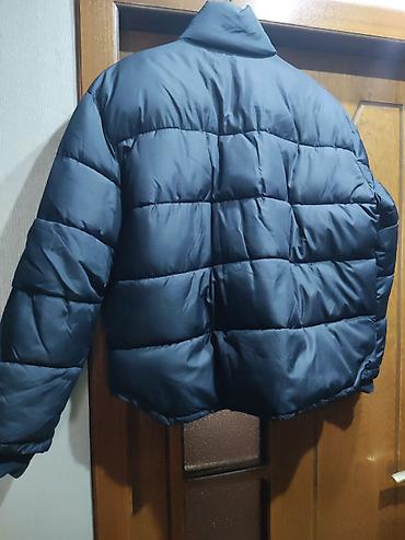 bomber kurtka: Qışlıq şişmə qısa gödəkçə - Rəng: tünd göy (navy) - Model: qısa — 2