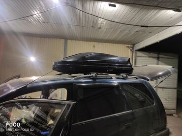 Багажники на крышу и фаркопы: Автобокс универсальный открывается на две стороны качества люксовый
