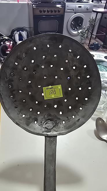 qab dest: Məhsul: Dəmir süzgəc qaşıq (skimmer) Təsvir: - Material: Tamamilə — 3