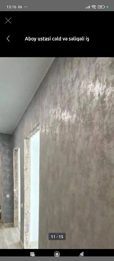 Malyar işləri: Aboy ustası cəld ve gözel iş görülür.qiymet münasibdir münasib qiymətə -da lalafo.az — 8 Malyar işləri: Aboy ustası cəld ve gözel iş görülür.qiymet münasibdir münasib qiymətə — 8