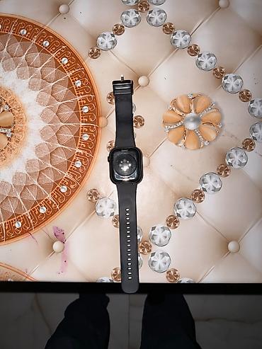 watch 8 ultra: Ağıllı saat – kvadrat ekranlı, qara rəng - Silikon, tənzimlənən qayış — 3