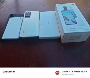офисные пк: Redmi, Redmi 10, Б/у, 64 ГБ, цвет - Белый, 2 SIM