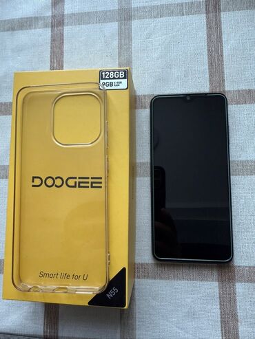 телефон дишовый: DOOGEE, N55, Новый, 8 ГБ, цвет - Черный