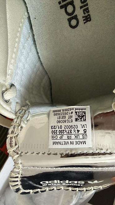 silver: Кроссовки, 37, Adidas Originals, Новый, цвет - Серебристый — 2