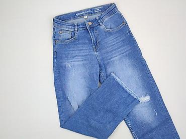 genzie crop top: Spodnie jeansowe, 14 lat, 164, stan - Bardzo dobry — 1