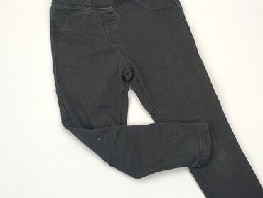 czarne jeansy z dziurami na kolanach: Legginsy dziecięce, Lupilu, 5-6 lat, 116, stan - Dobry