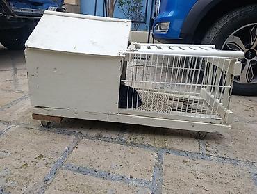 col dovşanı: Heyvan daşıma və saxlanma üçün taxta-metal qəfəs/yuva - Material — 4